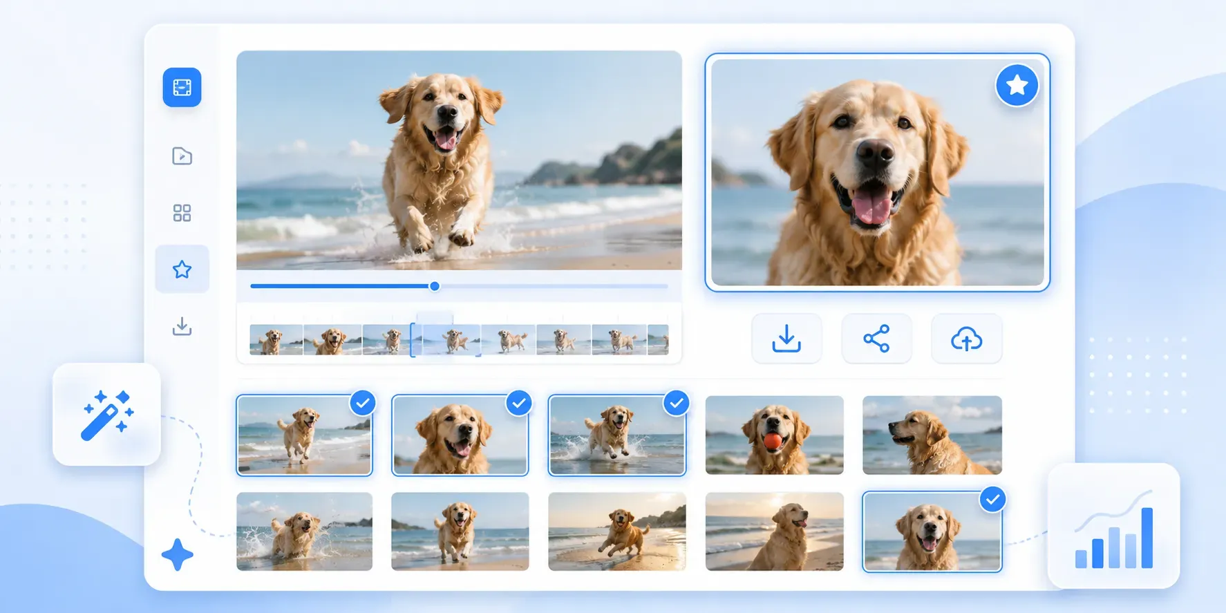 Téléchargement ZIP de frames vidéo